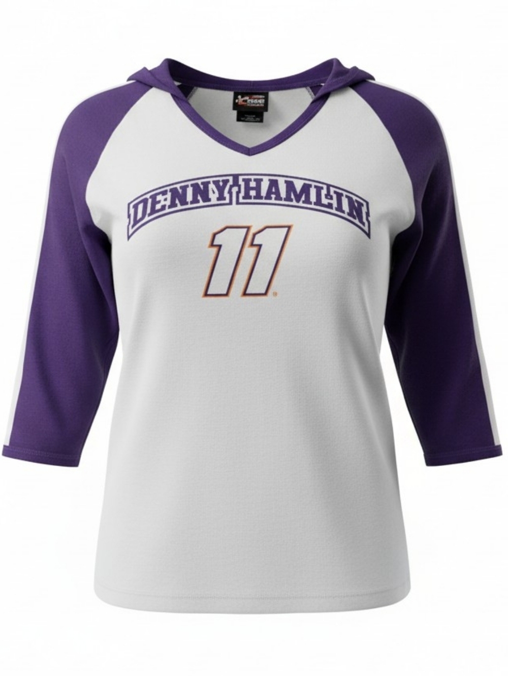 NASCAR Denny Hamlin #11 Hoodie Shirt Womens Small Chase Authentics NWT